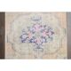 Vintage Turkish Oushak Handmade Wool Cotton Orange Area Rug 100x195