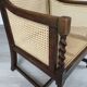 1950s cane armchair