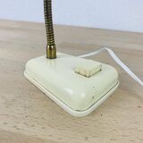 50s metal casserole lamp