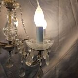 Vintage 5-arm tassel chandelier.