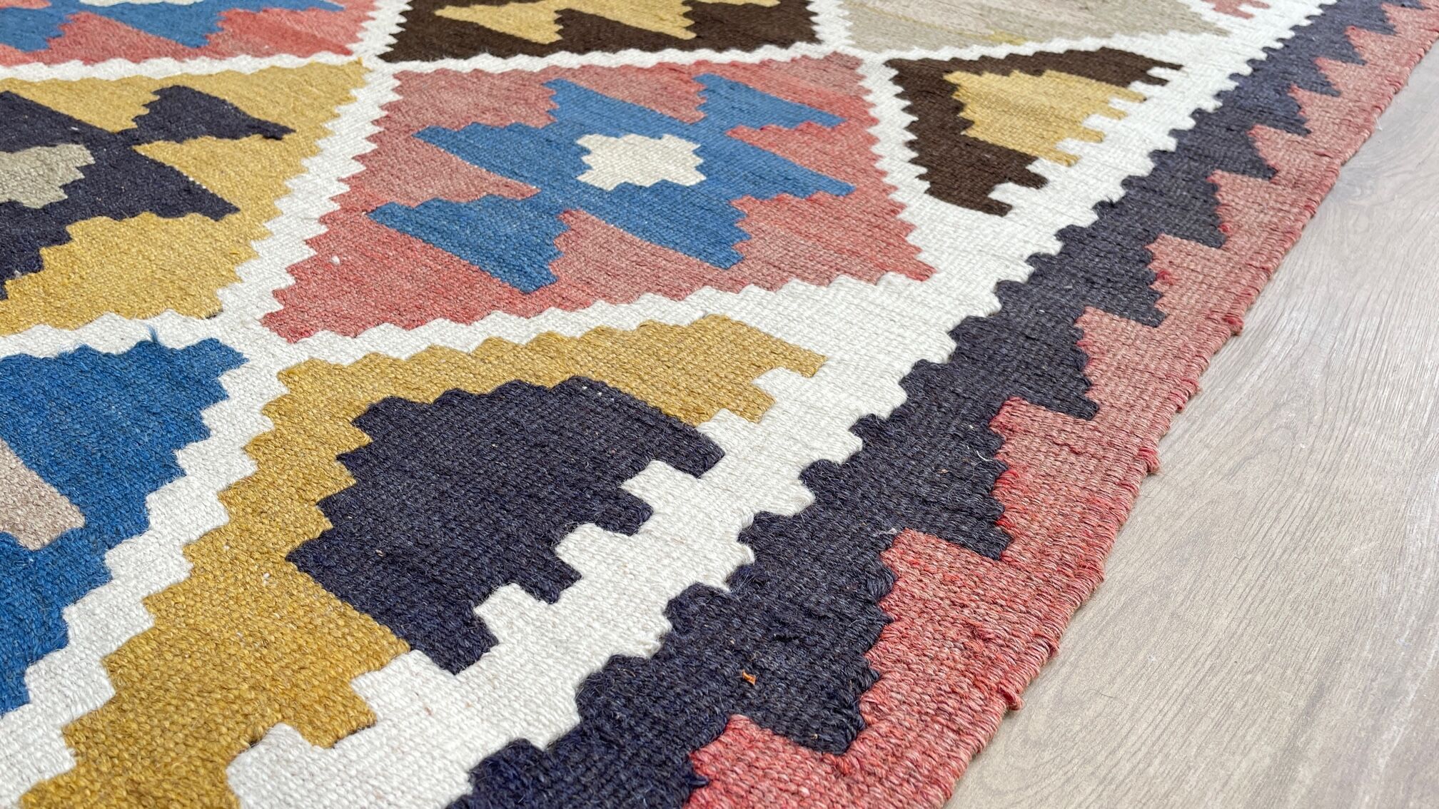 Carpet kilim pure wool 108 x 166cm