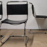 Set of 4 MR10 chairs by Ludwig Mies Van Der Rohe
