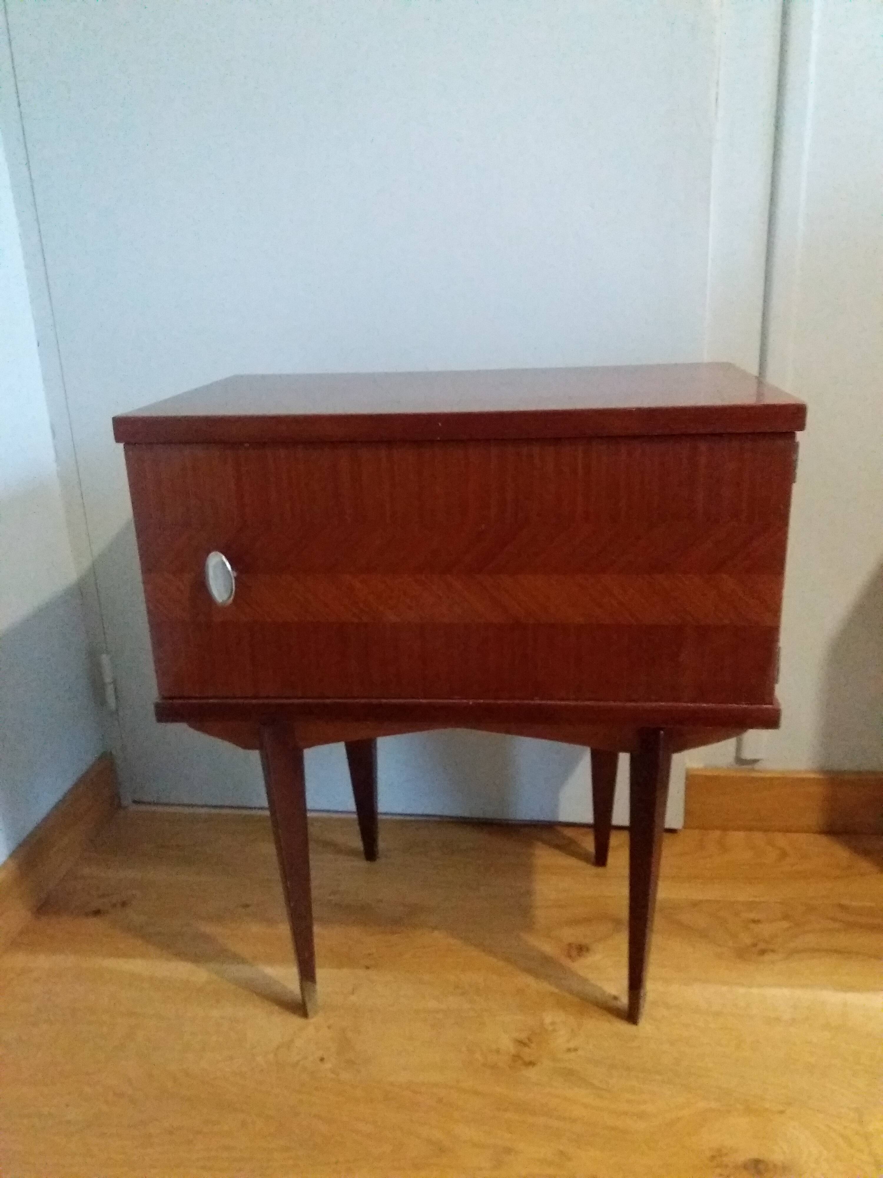 1970s bedside table, end table.
