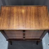 Paire de chevets tables de nuit Art Déco Vintage