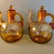 Brown glass vinegar cruet