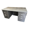 Industrial metal desk