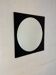Rare Italian space age black square mirror by Colombini for Kartell