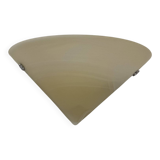 Vintage wall light, chrome and frosted glass, France, 1980.