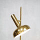 Vintage design brass floor lamp spot vloerlamp Mad men style