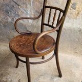 Fischel armchair in curved wood 1920