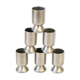 X6 stainless steel liqueur glasses