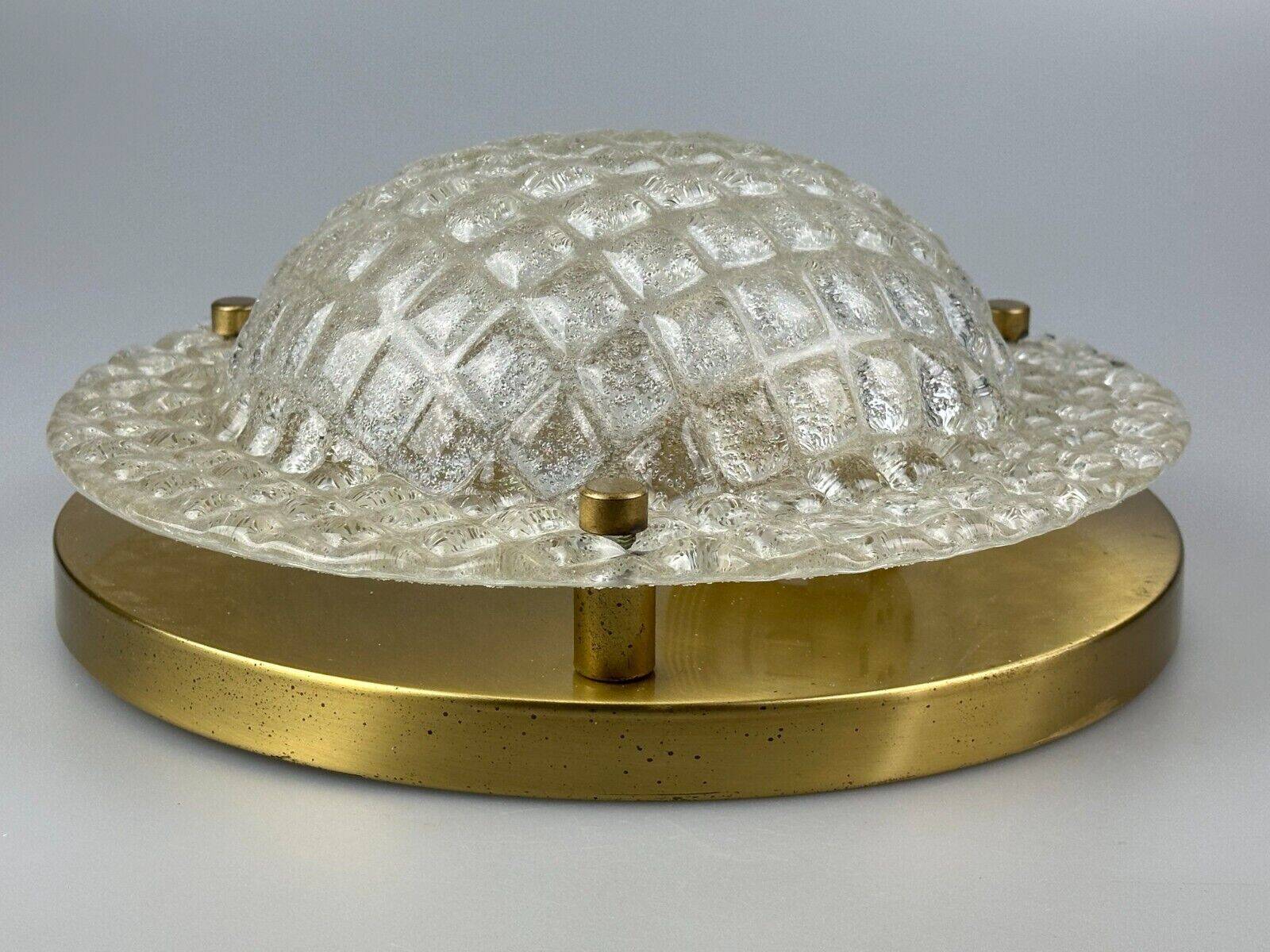 60s 70s Plafoniere ceiling lamp by Fischer Leuchten Germany Space Age