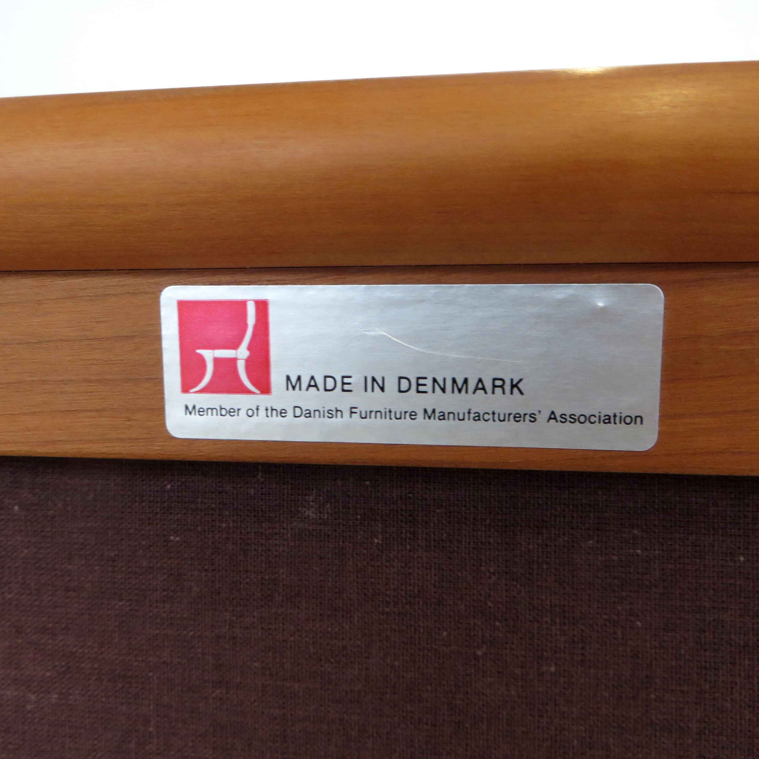 Danish design vintage armchair by L. Olsen & Son made in the 1960s