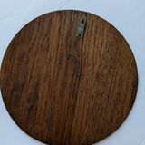 Round wooden mirror