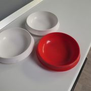 Set de 3 assiettes Guzzini Italie années 70