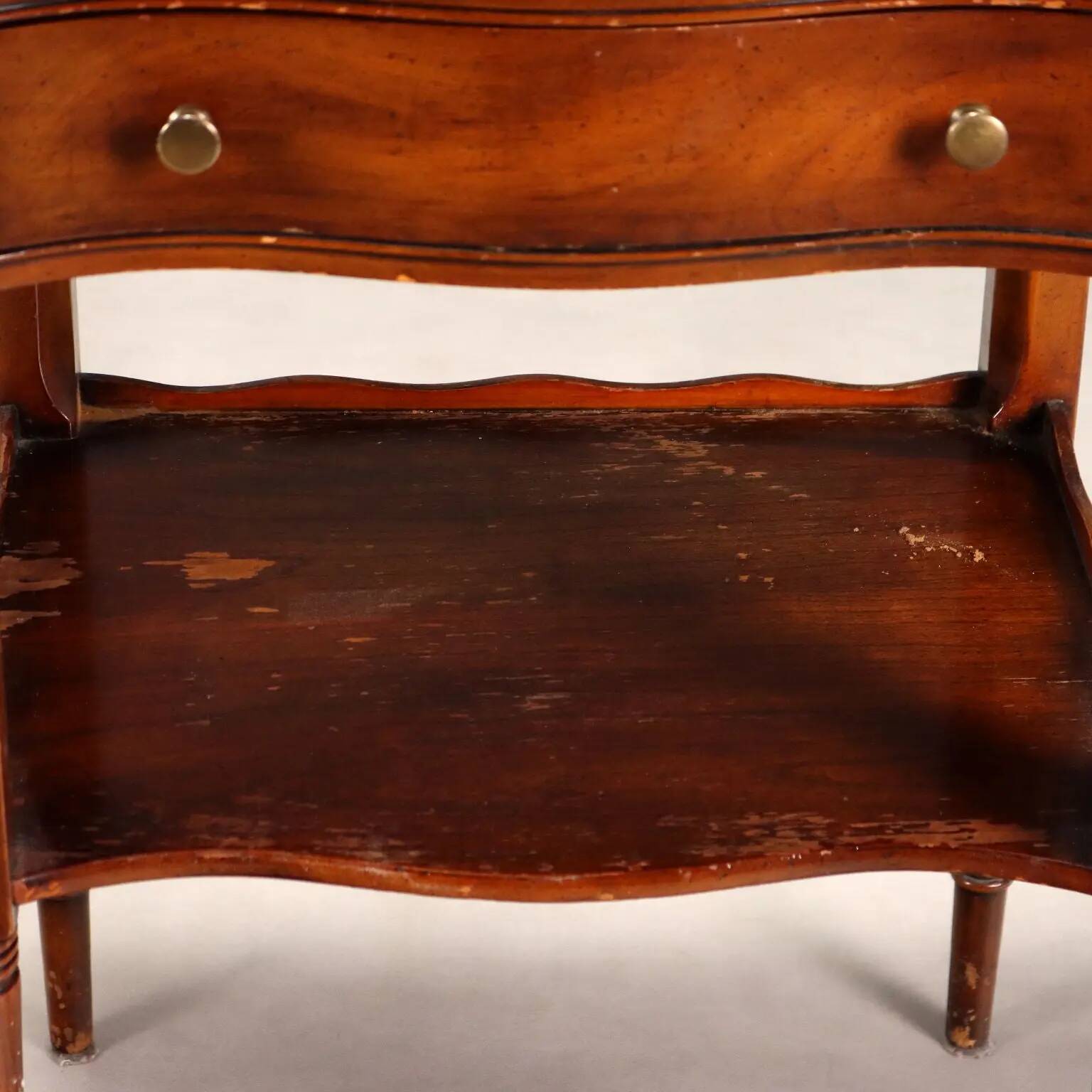 Antique bedside tables Statton Trutype Americana 20th century