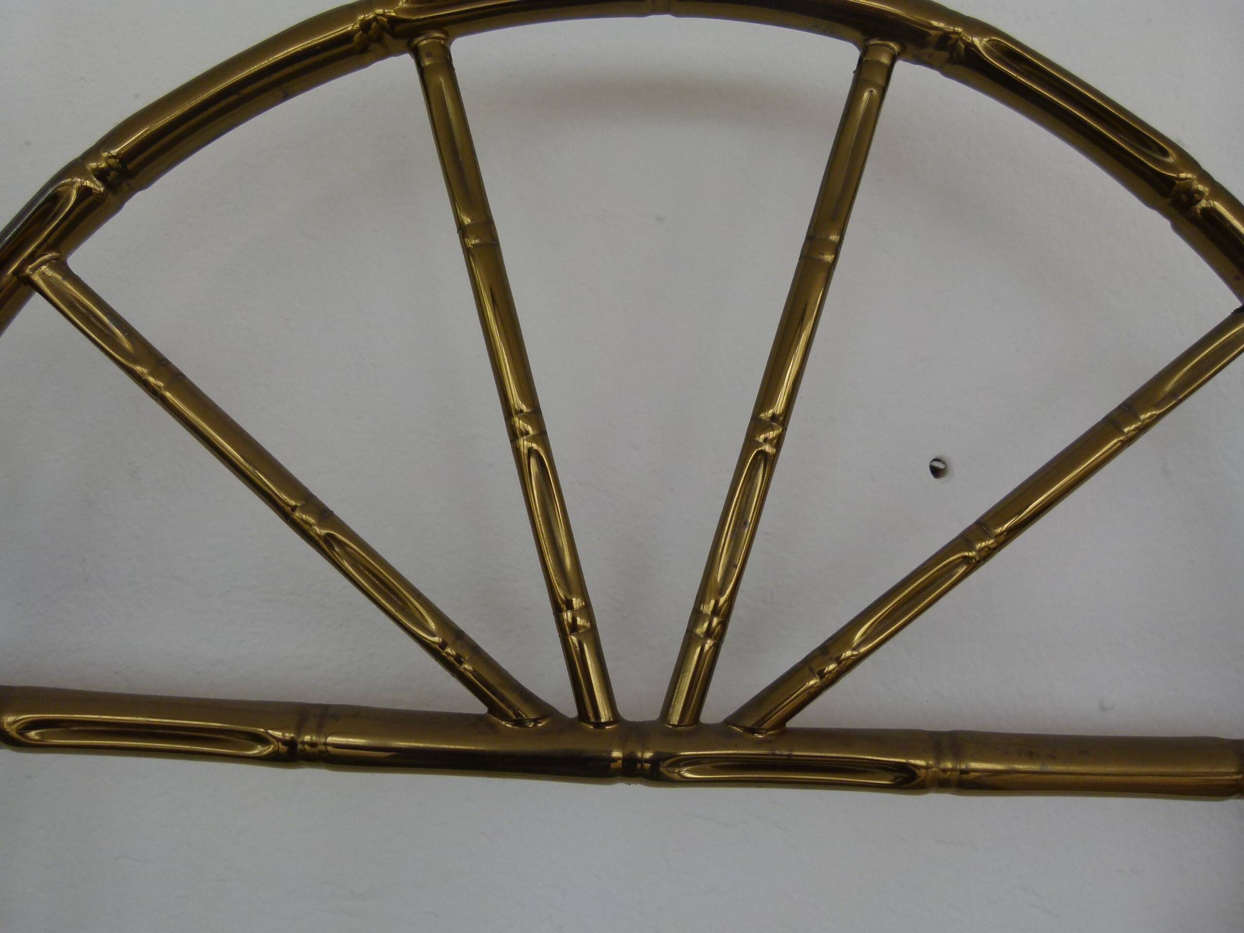 Brass imitation bamboo store display stand