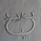 Lot de 10 serviettes de table monogrammées