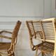 Vintage rattan armchair