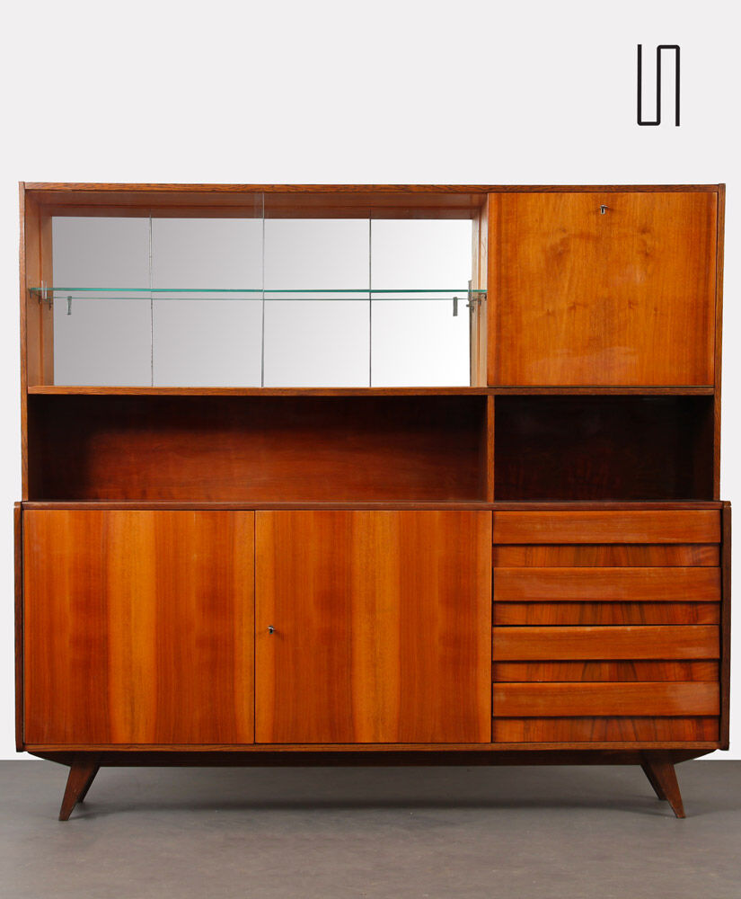 Wooden sideboard by Jiroutek for Interier Praha, U-460, 1960