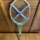Vintage dunlop club wooden tennis racket + zéphyr protection