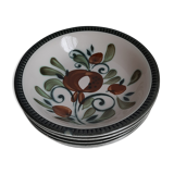 Vintage plates Boch la louvière