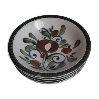 Vintage plates Boch la louvière