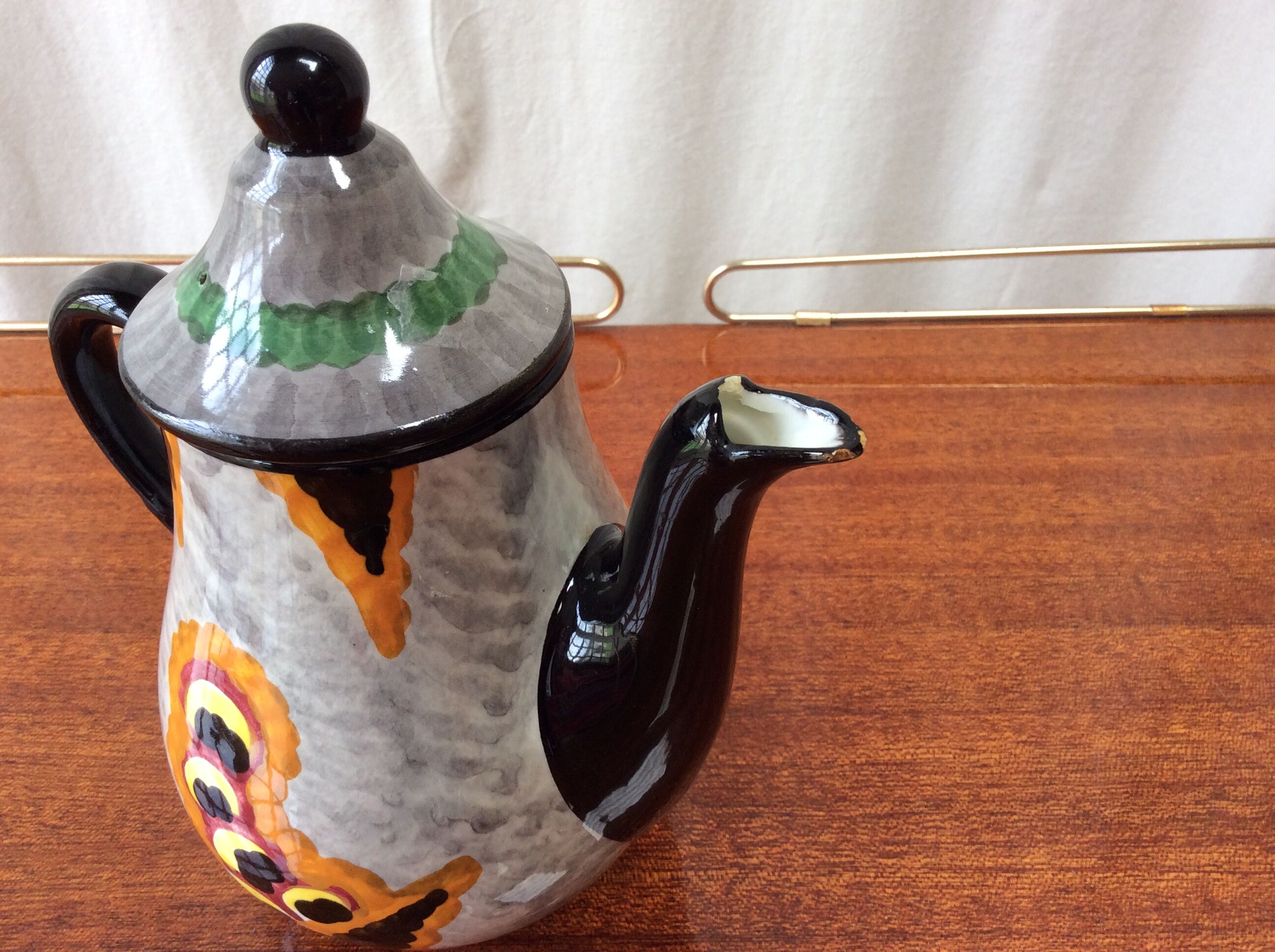 Coffee set / vintage tea SMF SCHRAMBERG HANDGEMALT