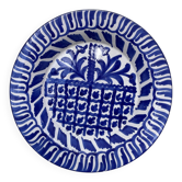 Plat / assiette décorative bleu et blanc