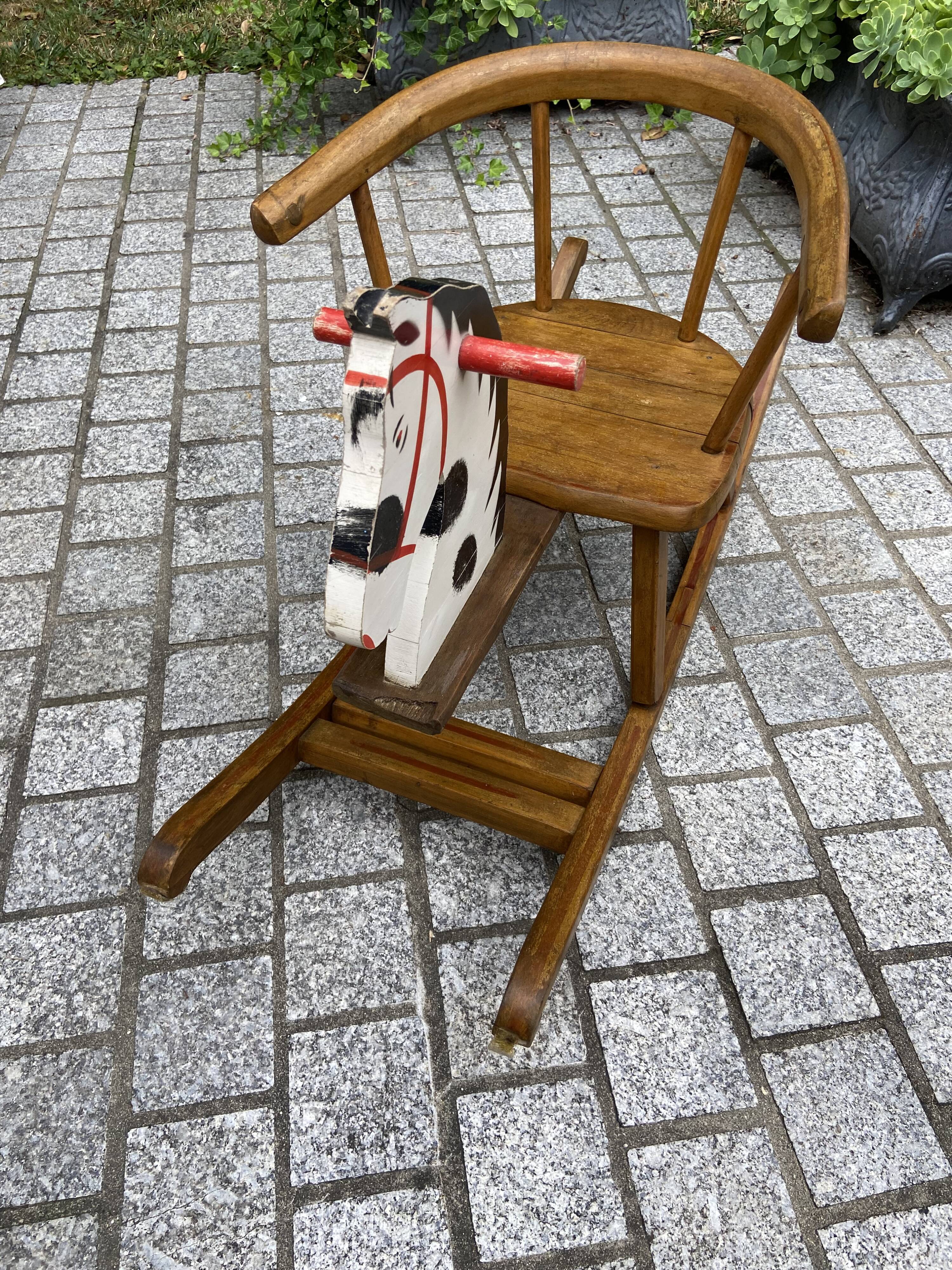 Vintage Herlag rocking horse