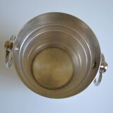Vintage silver metal ice bucket