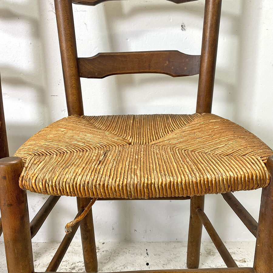 Set of 4 mulched chairs