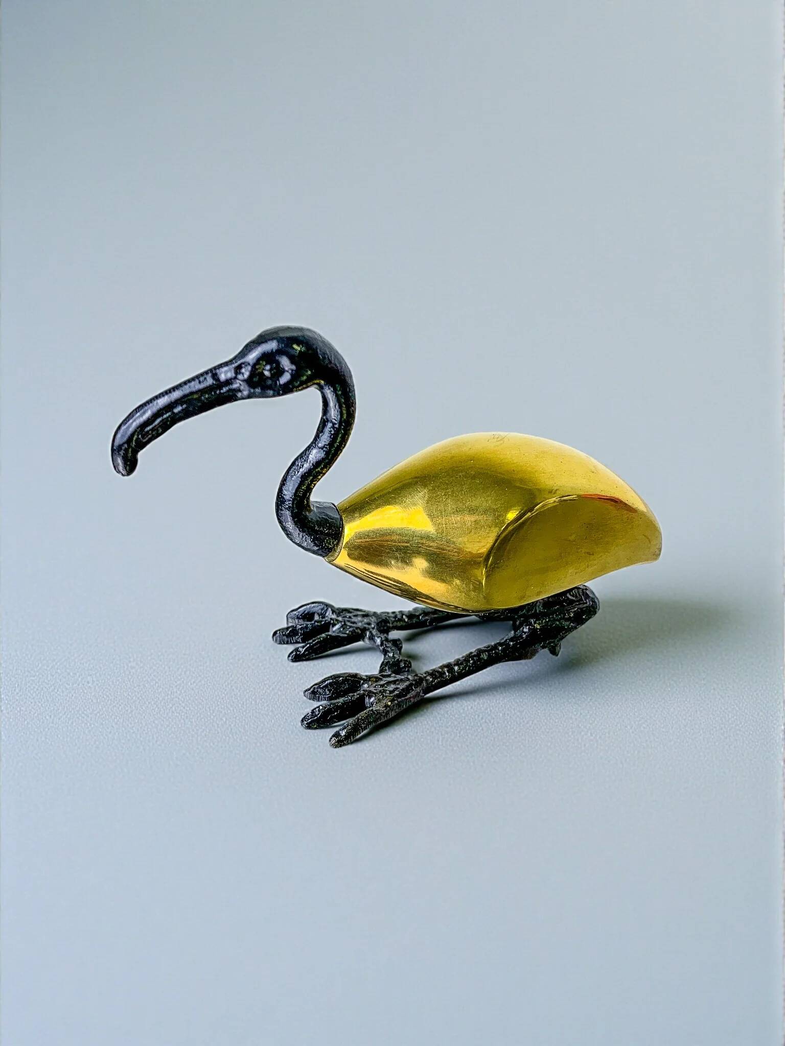 Ibis bird bronze sculpture by Sarreid Ltd, Spain, 1970s