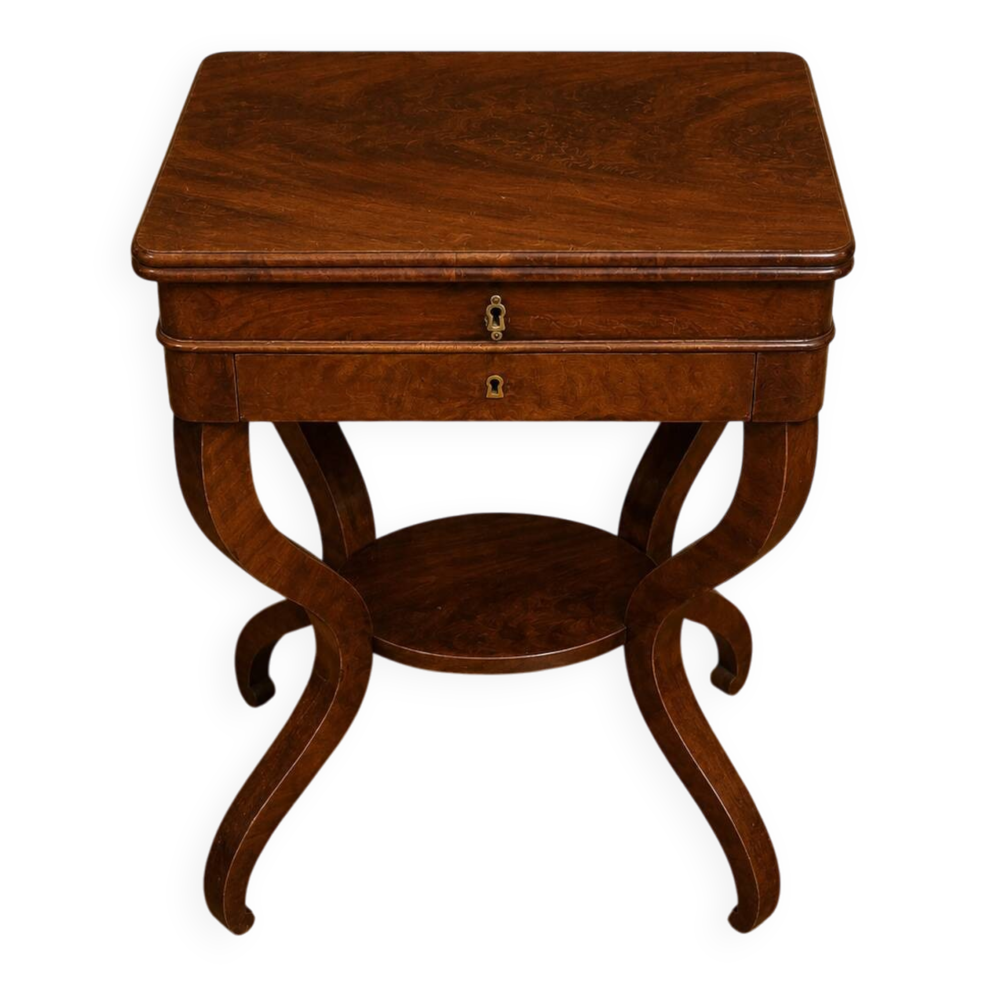 Mahogany work table – Charles X period