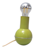 Italian culbuto lamp in khaki by Lamperti from the 1970s.