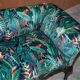 Mini canapé vintage en tissu Birds of Paradise