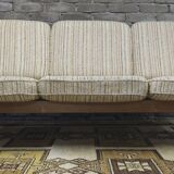 Canapé scandinave 3 places tissu bouclette 1960