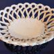 Pichon uzes bernard & véronique handmade / yellow ceramic woven basket