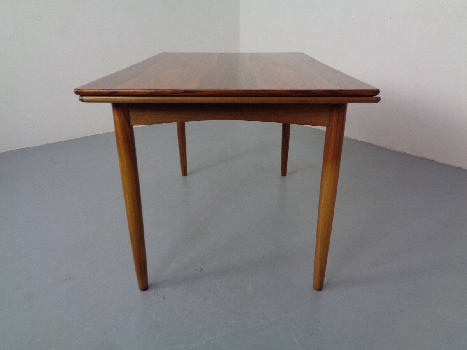 Danish Extendable Dining Table by Rosewood, 1960s