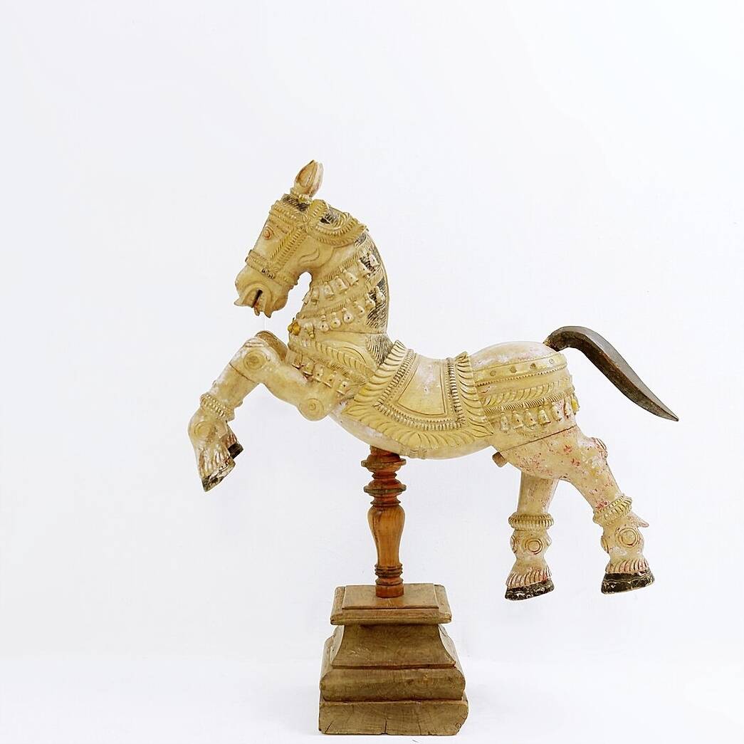 Wooden horse, India
