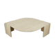 Coffee table in Italian travertine years 70
