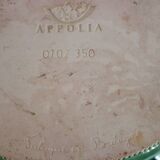 Ceramic hollow dish, sunflower model, vintage Appolia brand