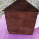 Vitrine pour miniature style chalet en bois vintage mural