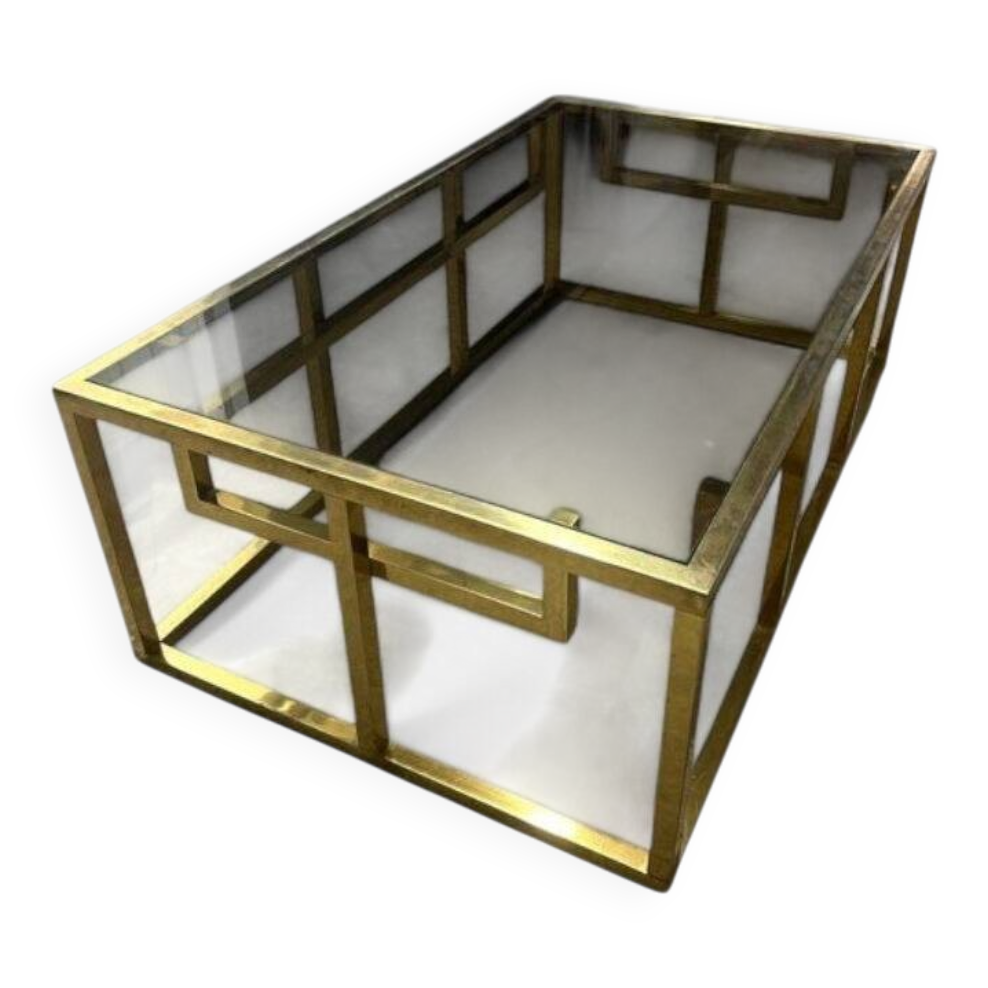 Vintage coffee table by Jean Lefevre – 1970s