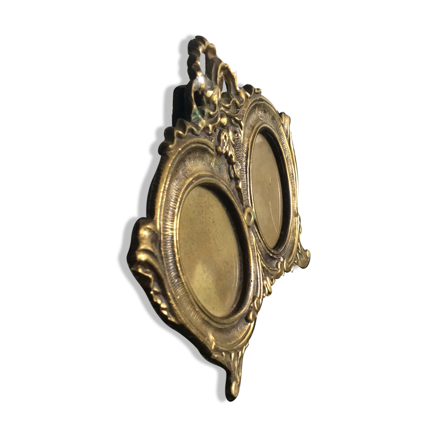 Old Bronze Photo Frame