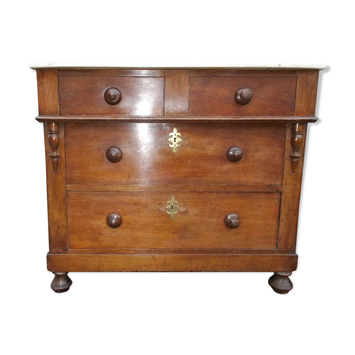 Coffre antique des tiroirs/commode,19ème