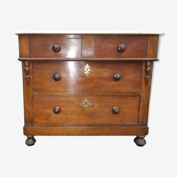 Coffre antique des tiroirs/commode,19ème