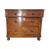Coffre antique des tiroirs/commode,19ème
