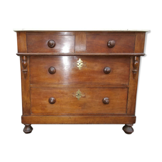 Coffre antique des tiroirs/commode,19ème