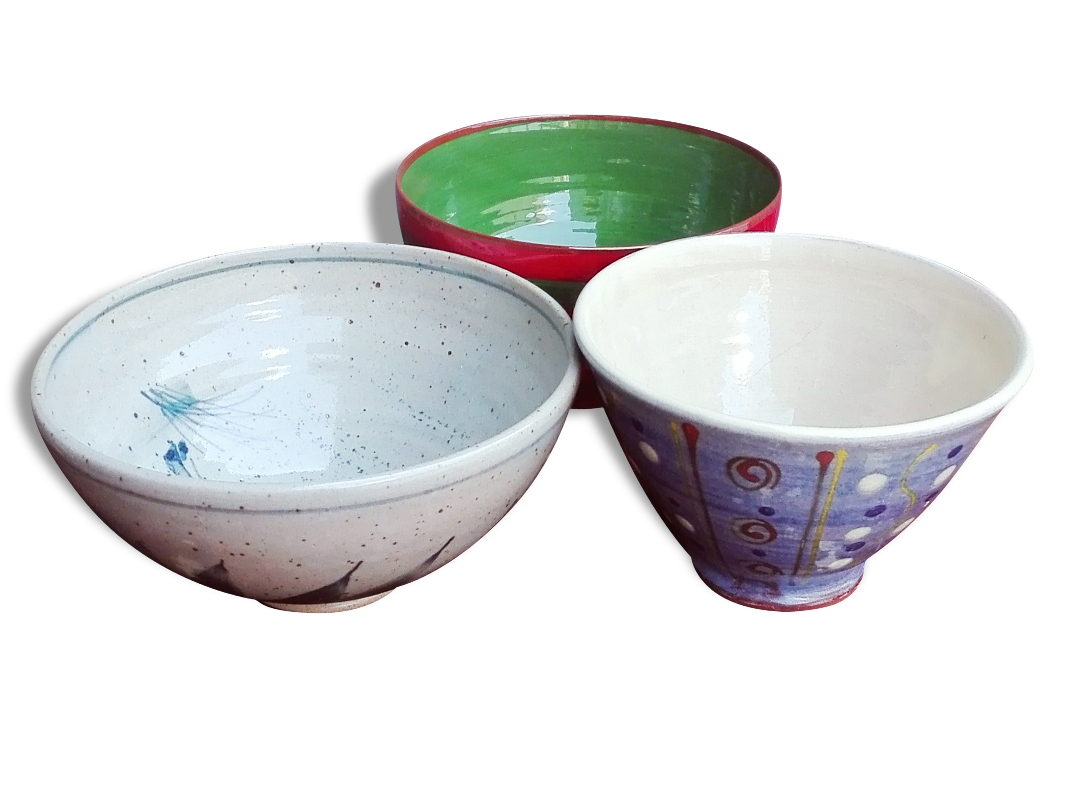 Set of 3 bowls - Terra cotta - color